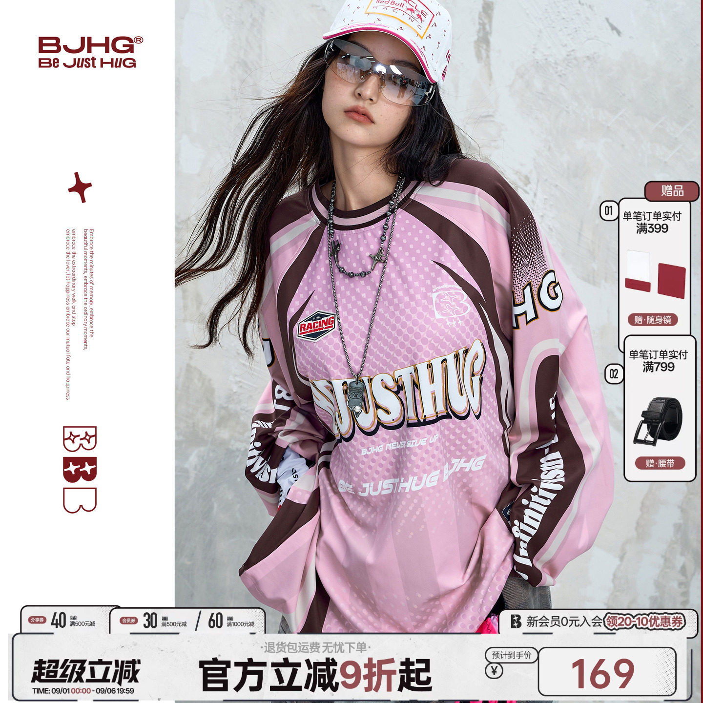 BJHG夏季赛博朋克弹性速干长袖T图片
