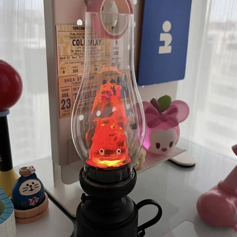 跨境爆款卡西法火焰小夜灯