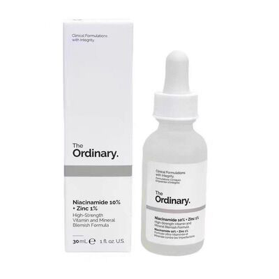 现货The O烟酰胺精华Niacinamide10%+Zinc1％控油收毛孔