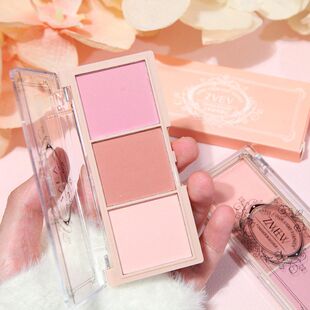 彩妆ZVEV腮红裸妆自然哑光橘色持久胭脂平价学生彩妆粉色腮红