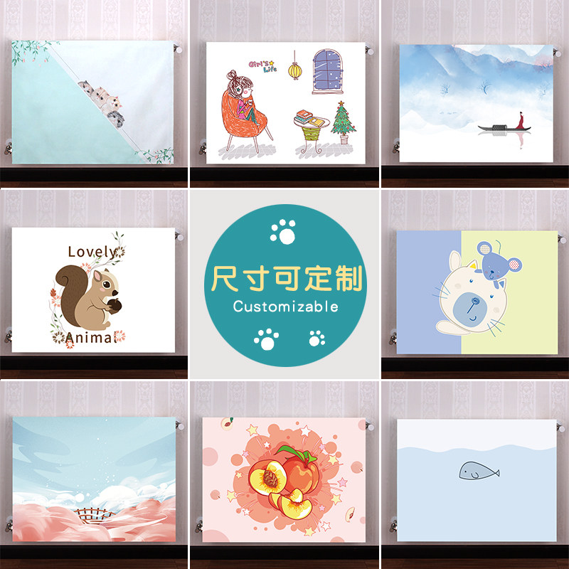 ins网红全包印花罩布老式防熏黑图片