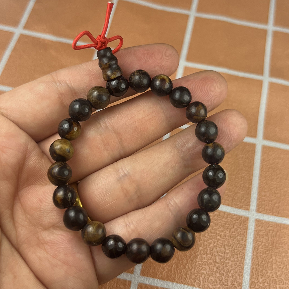 海柳手珠 黑珊瑚佛珠 手链 手工制作手串 圆珠 野生天然材料