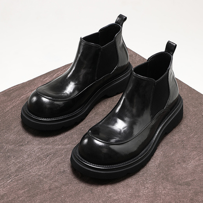 英伦风商务休闲切尔西靴马丁靴潮