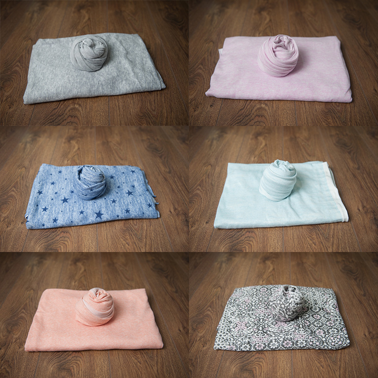 新生儿满月百天儿童毯弹力背景布