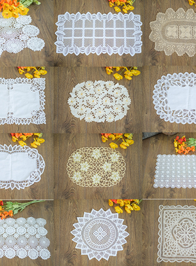 儿童蕾丝产品摄影钩针道具垫布