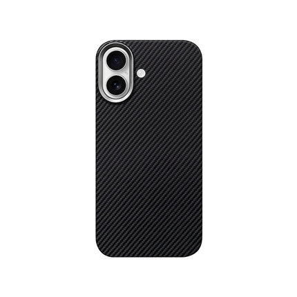适用于苹果iPhone17ProMax凯夫拉手机壳芳纶纤维17Pro轻薄感磨砂商务质感iPhone Air经典黑灰