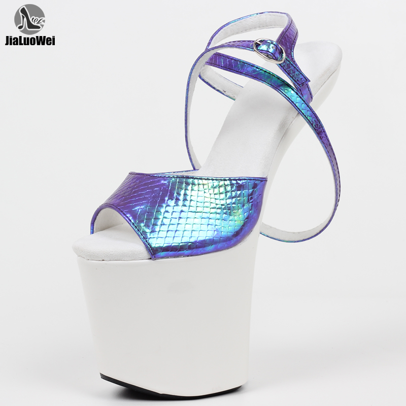 无跟鱼嘴性感情趣大码高跟凉鞋