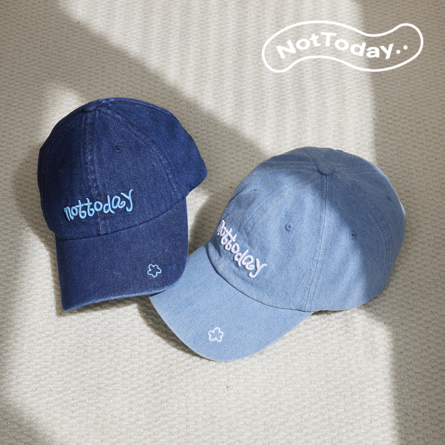 【龚俊同款】NotToday|花花字母棒球帽大头围显脸小鸭舌帽男女款