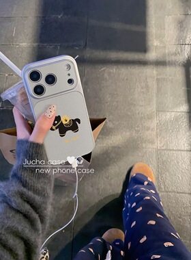 钱袋小马适用iPhone17promax苹果16pro手机壳15promax防摔1413全包大视窗16promax可爱女17pro皮纹15plus卡通