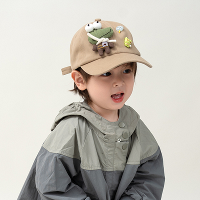 儿童卡通鸭舌帽春秋季可爱棒球帽