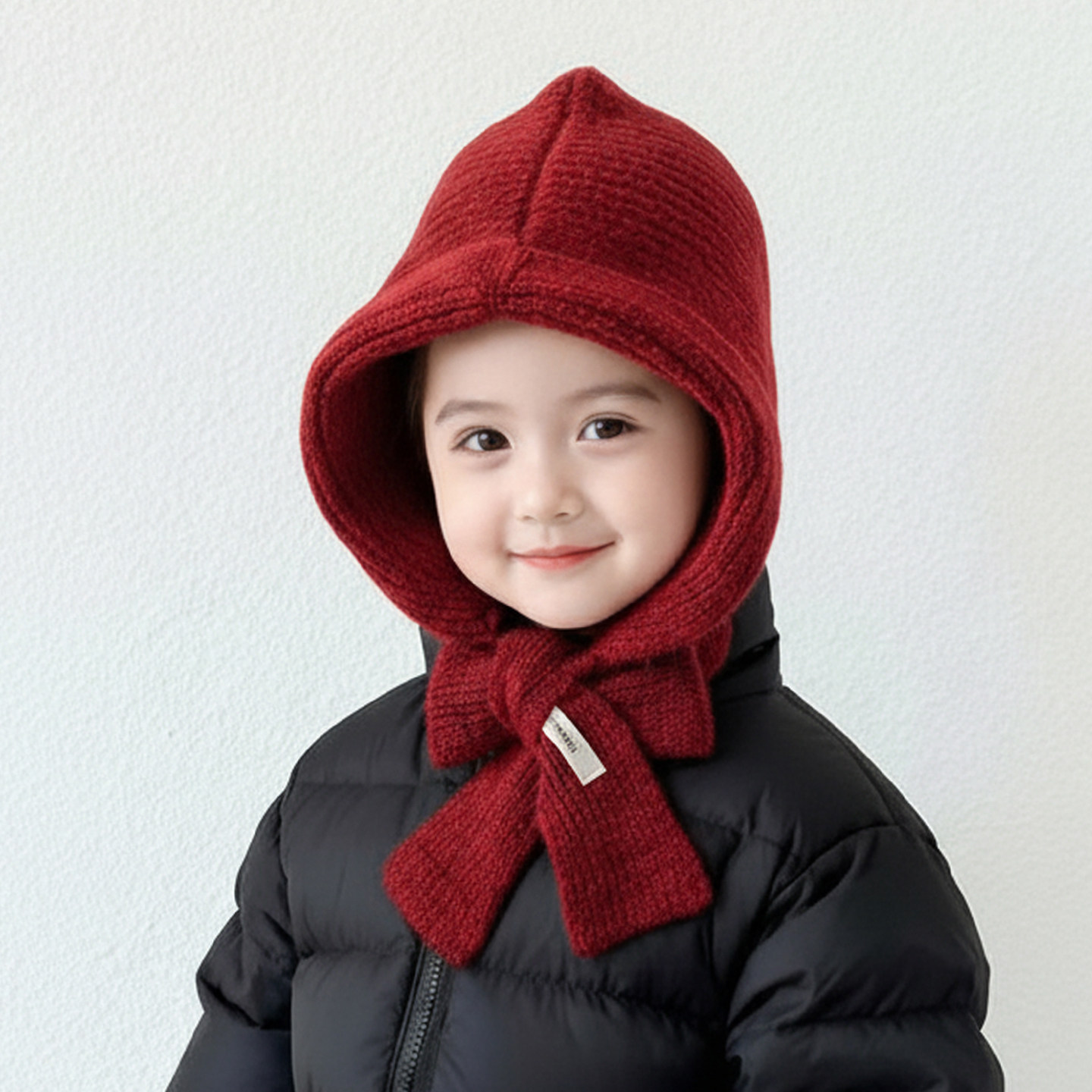 儿童帽子毛线帽秋冬季女童针织帽保暖帽护耳帽纯色百搭男童套头帽,童装/婴儿装/亲子装,帽子,淘宝优惠券,粉丝福利购,淘宝优惠卷
