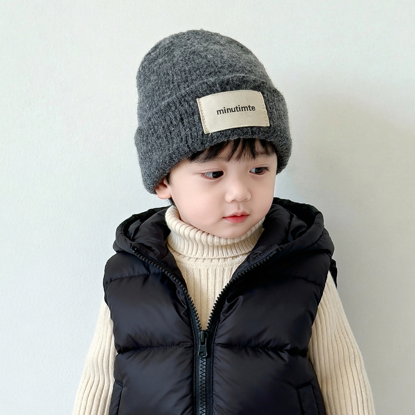 儿童帽子毛线帽秋冬季双层加厚男童女童针织帽宝宝保暖套头帽亲子,童装/婴儿装/亲子装,帽子,淘宝优惠券,粉丝福利购,淘宝优惠卷