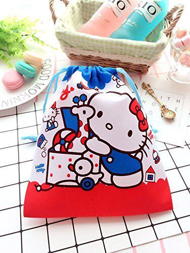 CJB Lovely Hello Kitty Small Drawstring Party Gift Bag Blue在类目 节庆用品/礼品, 创意礼品, 创意/设计玩具中 - 来自Buy2taobao.com提供专业的淘宝代购服务