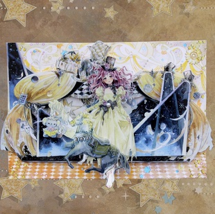 moodtape.魔力蔷薇原创卡牌手帐胶带分装咕卡贴纸人物pet和纸文具