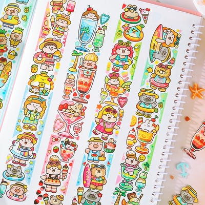 Meatball肉球和纸胶带大合集随心配整卷新品可爱手帐贴纸胶带分装