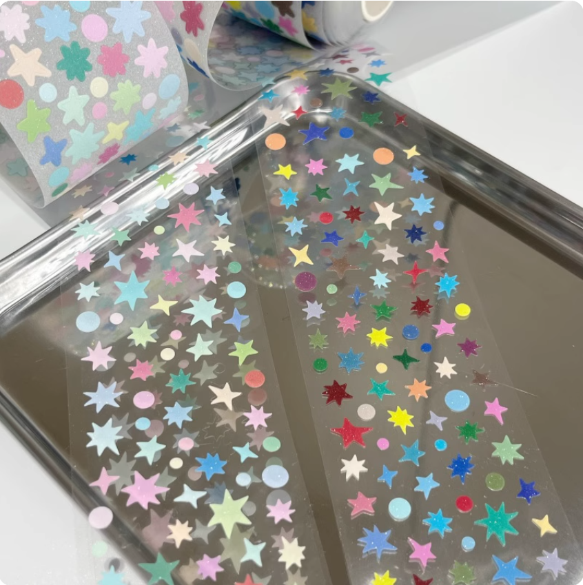 Girl17大龄萝莉原创手帐切膜贴纸卷爆炸星星小deco百搭实用小元素,文具电教/文化用品/商务用品,和纸胶带,淘宝优惠券,粉丝福利购,淘宝优惠卷