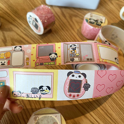 猫牌盐汽水【第十五弹】休憩日可书写纸猫猫手帐拼贴胶带分装