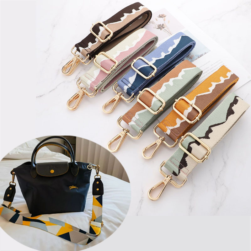 高档帆布宽肩带2024包包改造单买