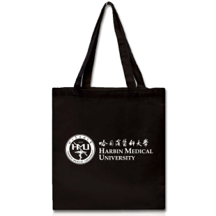 哈尔滨医科大学帆布包文创哈医大单肩帆布袋定制聚会夏令营有拉链