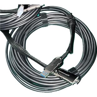 光纤USB3.0兼容USB2.0延长线适用摄像机存储设备键盘鼠标工业高柔