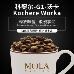 新鲜烘焙埃塞俄比亚手冲单品科契尔沃卡日晒咖啡豆227g可现磨粉