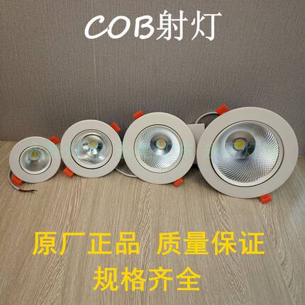 星d发现真博尔美COB天花灯嵌入式LED射灯客餐厅玄背景墙超亮射灯