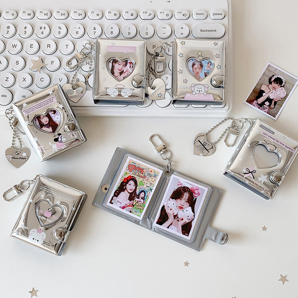 ins原创卡通迷你相册学生大头贴证件照收纳册追星小卡卡册包挂件,文具电教/文化用品/商务用品,相册/卡册收纳,淘宝优惠券,粉丝福利购,淘宝优惠卷