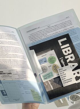 旋转抽拉杆文件夹摆荡试卷夹透明插页学生专用侧开式档案资料收纳