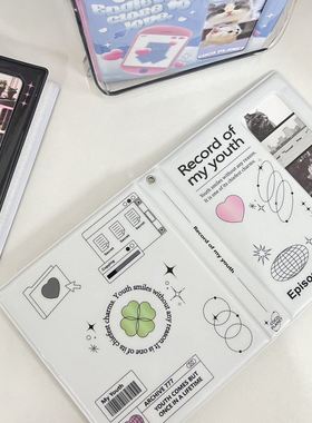 韩国ins同款相册人生四格卡册明星片收纳册追星册卡片收纳册