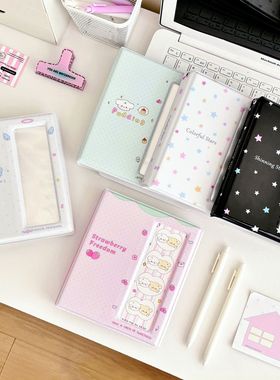 原创天使草莓系列人生四宫格卡册大卡册小卡收纳册拍立得四格卡册