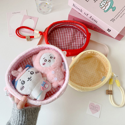 Hisocute毛绒便携收纳化妆包