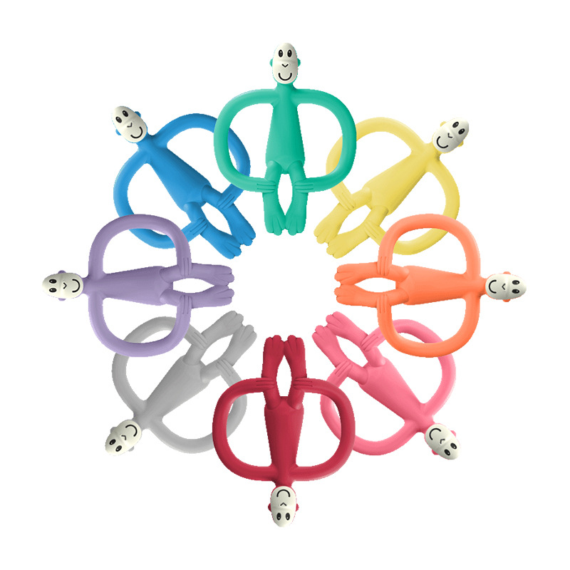 英国品牌火柴猴matchstick monkey无尾款牙咬胶软磨牙棒咬咬胶