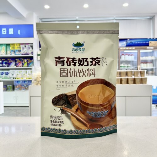 内蒙古特产青原牧场青砖奶茶固态饮料400g奶茶速溶冲饮独立小包装