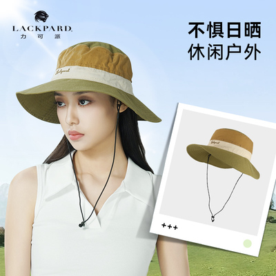 户外休闲防晒帽加宽帽檐渔夫帽