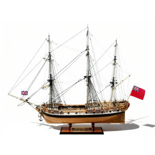 远晴1:60翠鸟号（HMS Kingfisher）英国十八炮护卫舰拼装模型套材