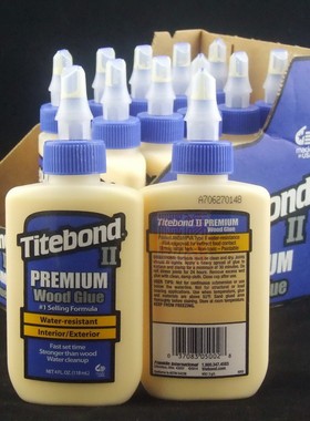 美国正品原装Titebond太棒II代118克模型皮革维修木工用防水胶水