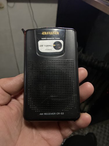 中古回流爱华aiwa CR-S3 AM收音机，日本原装，纯中波波段，