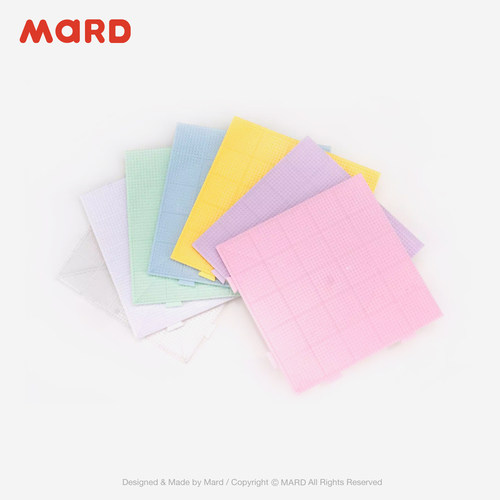MARD/马尔德 拼豆配件 耐高温小豆划线模板 方形圆形六边形 2.6mm - 封面