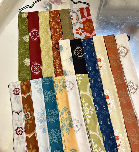 锦上堇瑟20色壁画复原款汉服抹额和3米腰带发带唐代配饰搭圆领袍