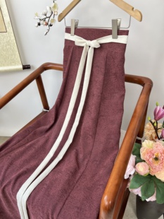 常通勤百搭齐腰 汉服八破裙纯色春秋季 锦上堇瑟 破裙1.0