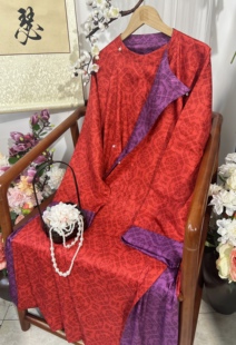 唐制汉服双面穿复原缺胯袍男女春秋男女同款 锦上堇瑟 袍