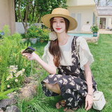 档口现货2025夏泡泡袖碎花连衣裙X401-P105-控158，商品下架区，浙宝256