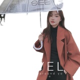 现货2022冬长款毛呢大衣D682-P175-控258，女装毛呢外套，浙宝256