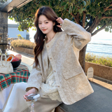 新款12号出货小香风上衣外套C203外套-P175-控288，女装短外套，浙宝256