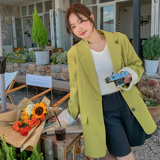 档口现货2026春西装外套袖口配色C166-P120-控198，女装西装，浙宝256