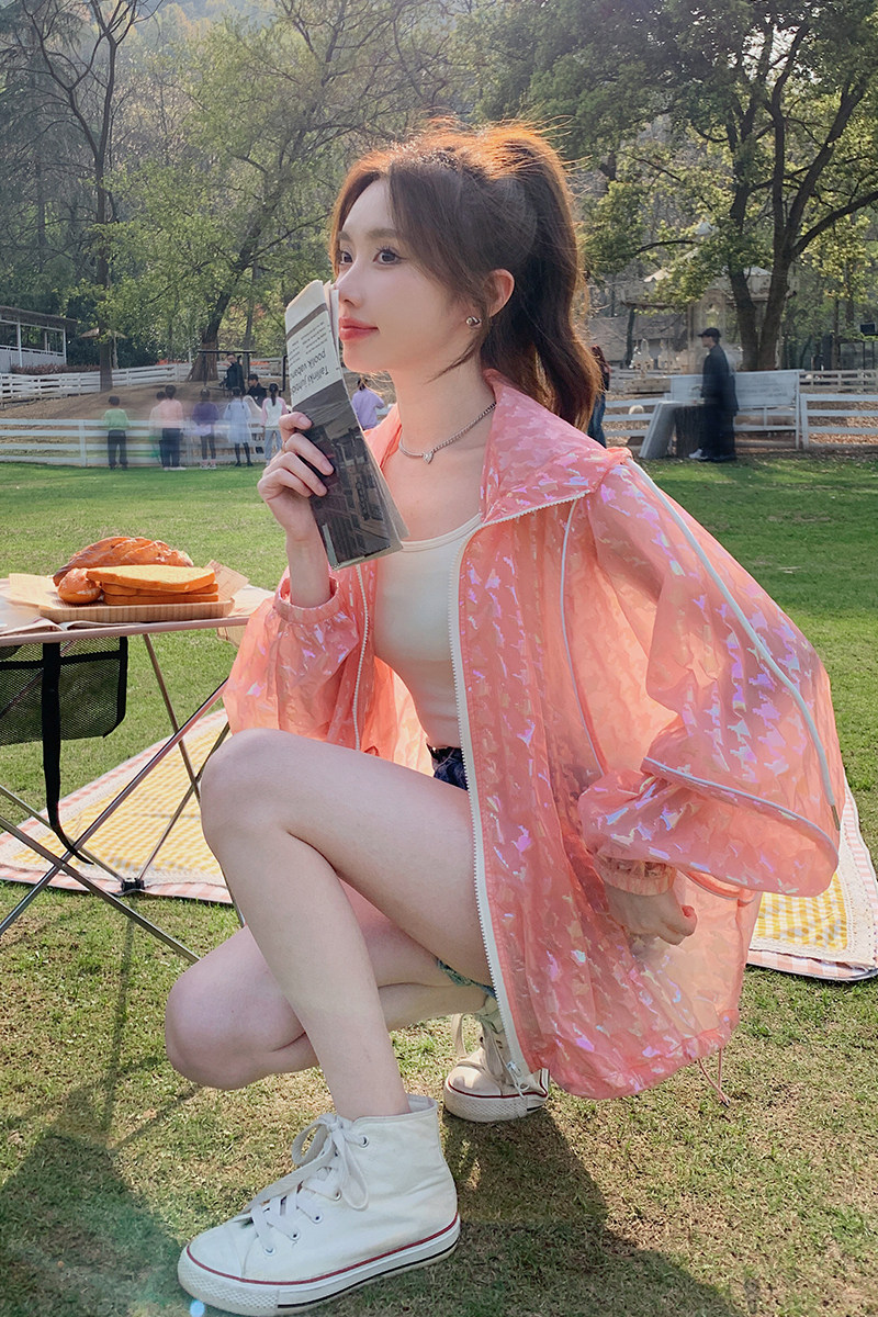 现货2023夏时尚防晒衣外套X363-P110-控168,女装防晒衣,浙宝256