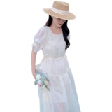 现货2023夏雪纺度假旅行连衣裙X366-P110-控168，女装连衣裙，浙宝256