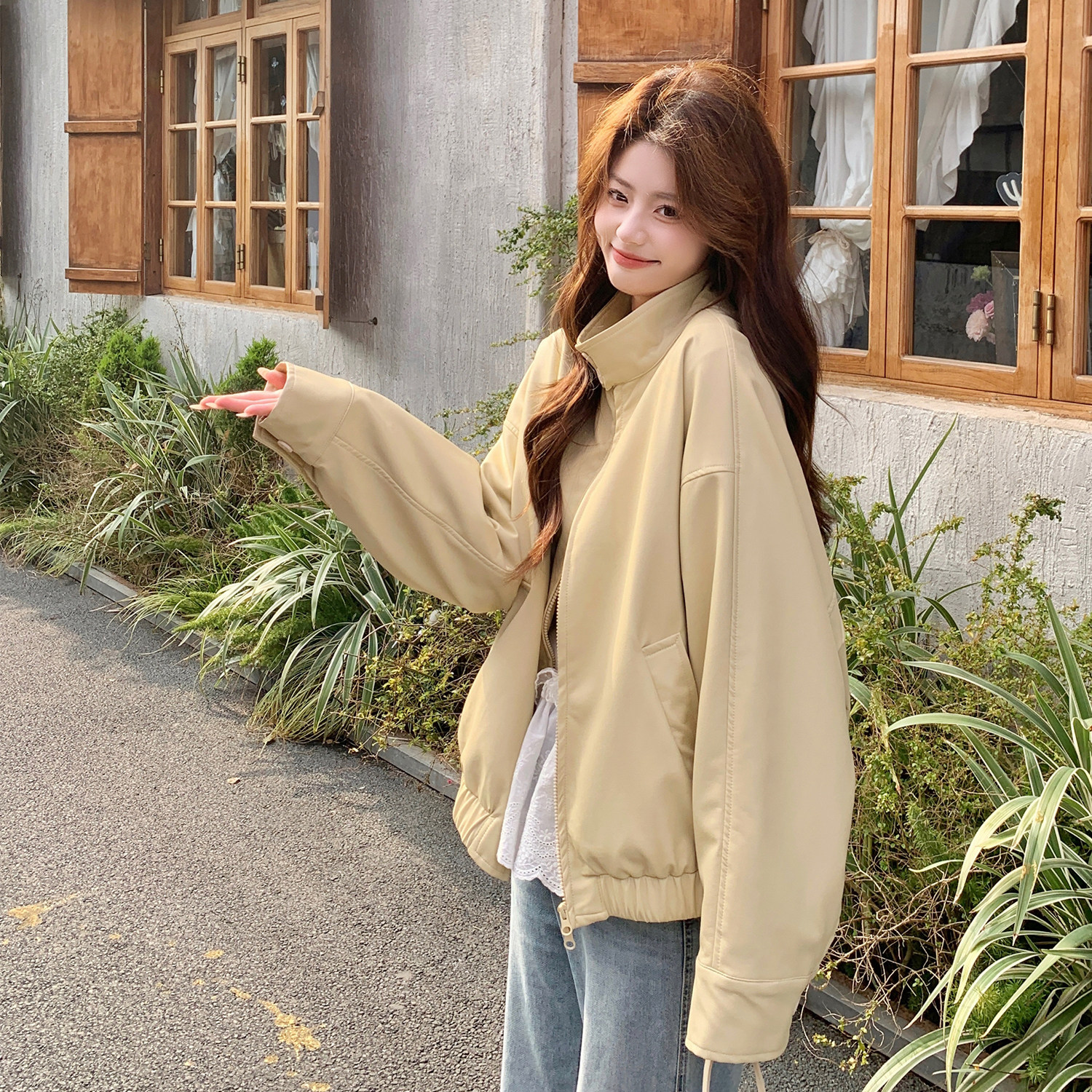 档口已现货2026春皮衣外套上衣C201皮衣-P155-控248，女装皮衣，浙宝256