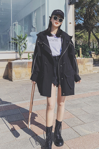 主推现货 20211秋 高品质立体口袋短外套风衣 C115-P150-控208图片