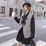 【档口现货2023秋马甲连衣裙套装C162-套P150-控218裙P100-控158，女装套装/套裙，浙宝256